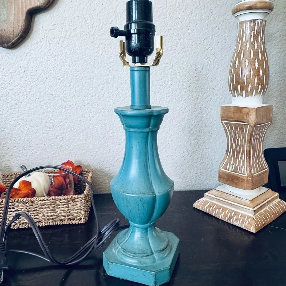 Turquoise Blue Table Lamp